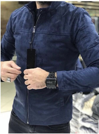 Title 7, European and American mens deerskin velvet jac...