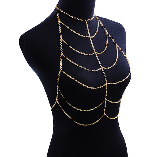 Title 5, Hipster Bikini Body Chain Chest Chain Enhance y...