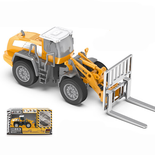 Title 3, Simulation Alloy Car Model Engineering Excavato...