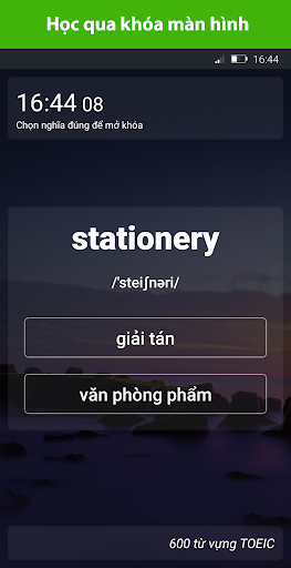 600 tu vung TOEIC LockScreen