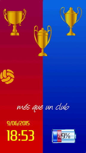 Barça Lockscreen Triplet