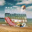 تنزيل Live Summer Beach Keyboard Theme التثبيت أحدث APK تنزيل