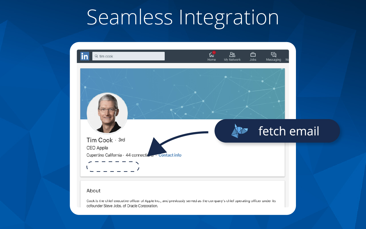 fetch: unlimited LinkedIn email finding Preview image 5