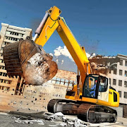 Demolish and Build Construction  Icon