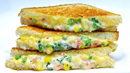 Corn Cheese Grilled Sandwich