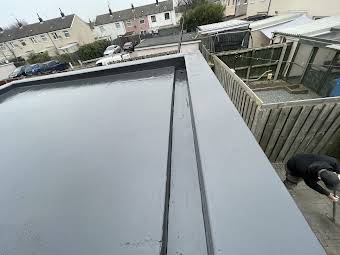 Roofing flat roof GRP album cover