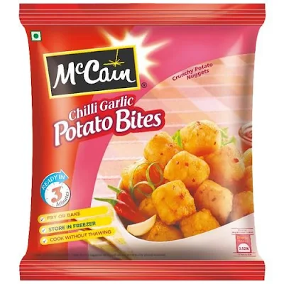 Mccain Chilli Garlic Potato Bites 1.24 Kg