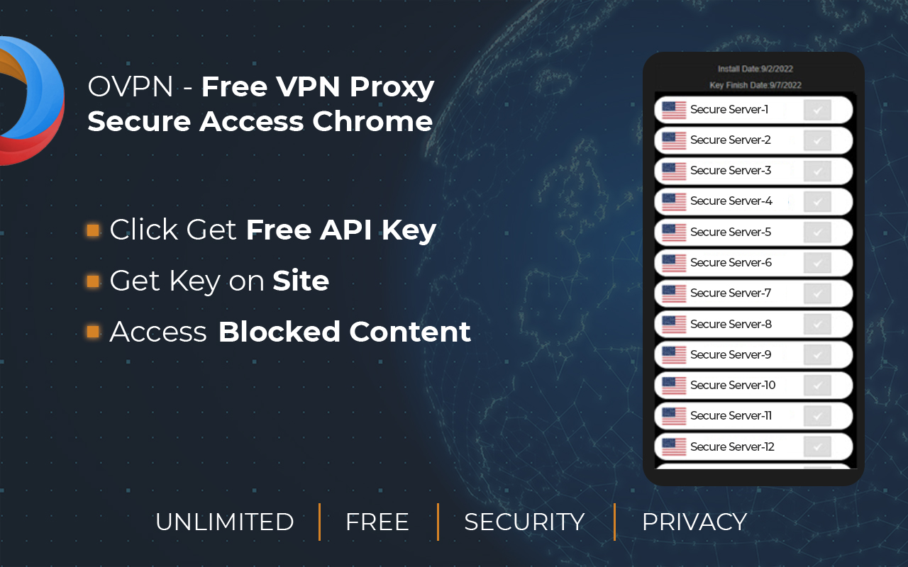 OVPN - Free VPN Proxy & Secure for Chrome Preview image 2