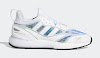 ninja x adidas zx 2k 2.0 “time in”  cloud white/signal cyan-glow pink