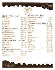 SBM Liquid Hub menu 1