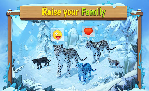 Snow Leopard Family Sim Online