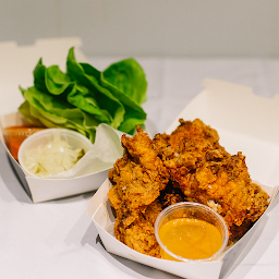 Fried Chicken & Lettuce Wraps