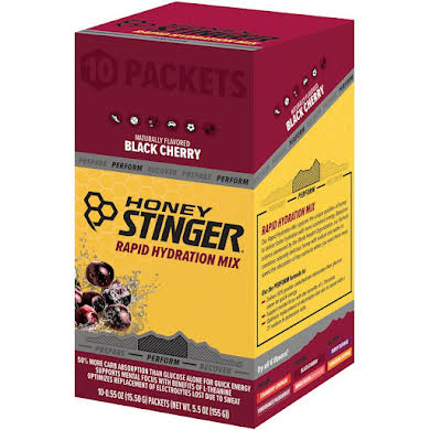 Honey Stinger Rapid Hydration Drink Mix - Perform Black Cherry Box of 10