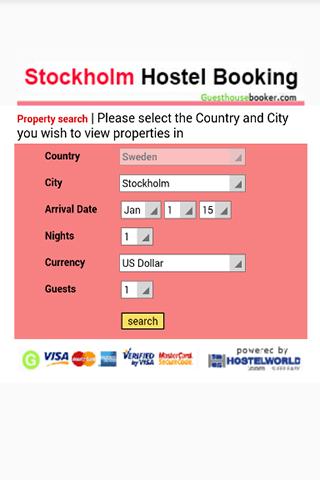 Stockholm Hostel Booking 2