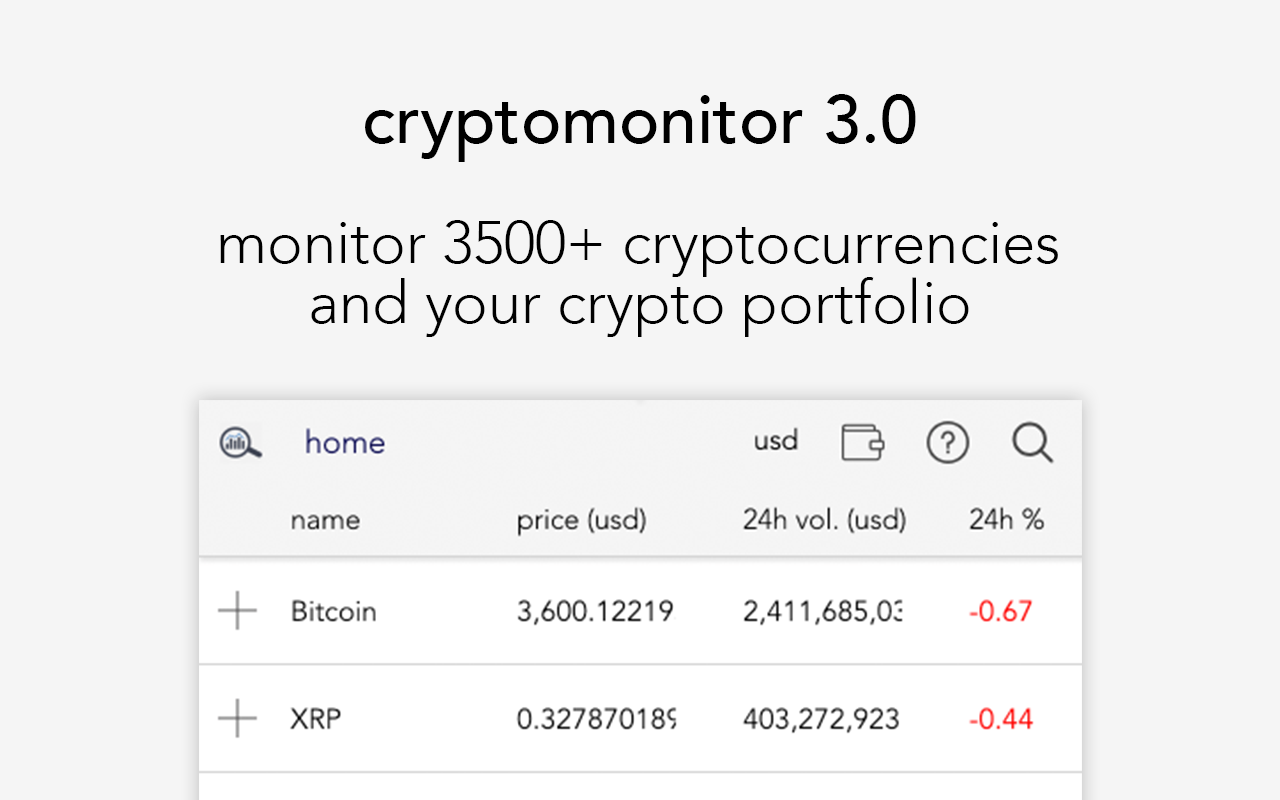 CryptoMonitor - Crypto portfolio tracker! Preview image 2