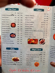 Zayka Chicken Corner menu 3