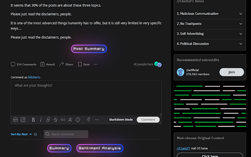 Reddit Summarizer