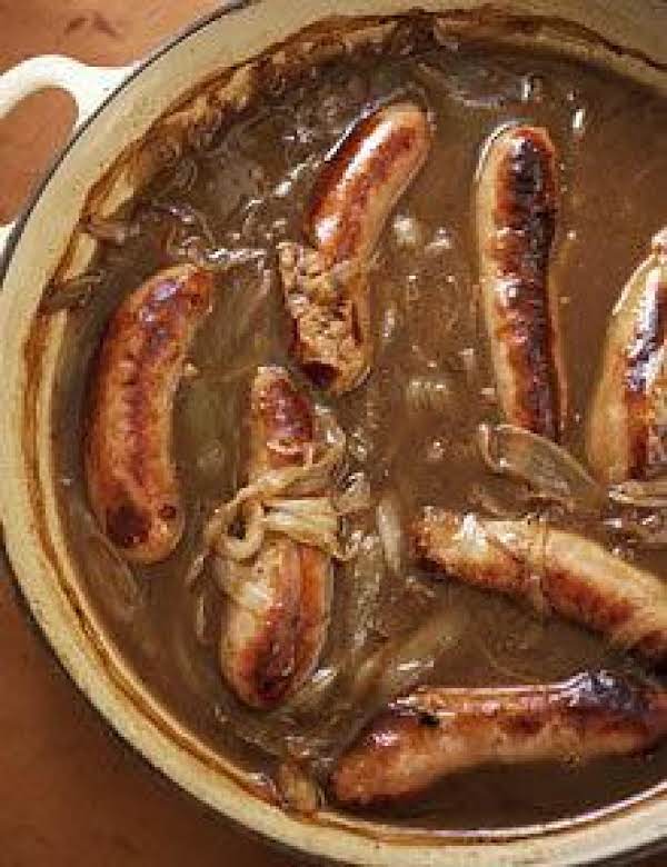 Slow Cooker Guinness Sausages image