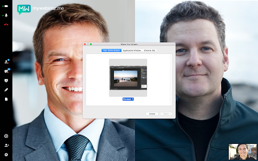 Screen Sharing for mywebinar.me