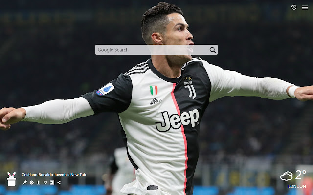 Cristiano Ronaldo Juventus New Tab, Wallpaper