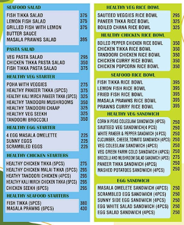 Healthy Kylie Kareena menu 