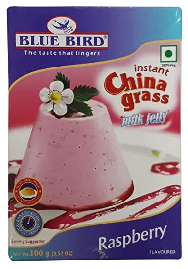 Blue Bird Instant China Grass - Raspberry - 100 g