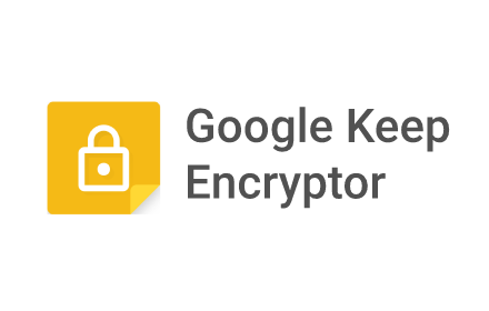 Google Keep Encryptor chrome extension