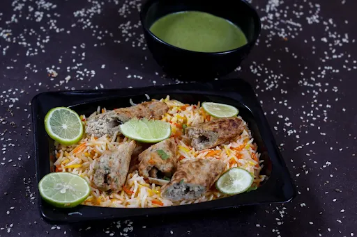 Chicken Lemon Chicken Kebab Hyderabadi Biryani