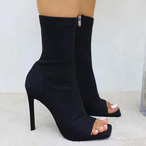 Title 3, European and American fish mouth womens boots ...