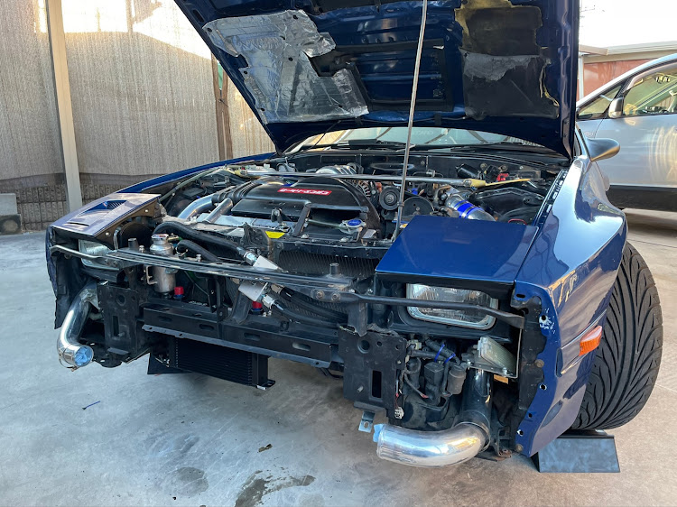 RX-7のオイルクーラー増設・油温問題解決なるか⁈に関するカスタム事例の投稿画像2枚目