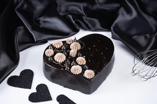 Chocolate Truffle Heart Cake [Egg]