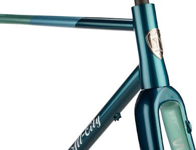 All-City Cosmic Stallion Frameset, Blue/Green Stripes alternate image 3