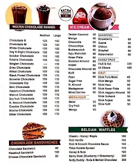 Cafe Chocolate menu 2