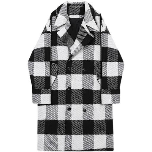 Title 2, New Autumn and Winter Boys Suit Collar Plaid M...