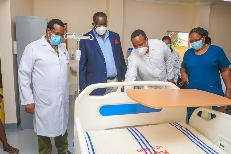 Opening of the ICU facility at the Kiambu Level 5 Hospital