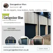 Garage Door Man Logo