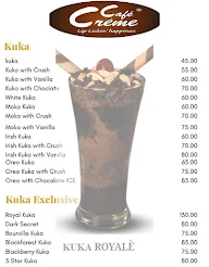 Cafe Cream menu 1