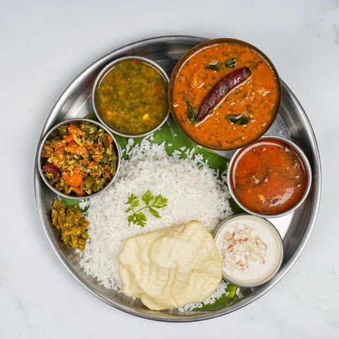 Super Veg Andhra Meal (Serves 1)