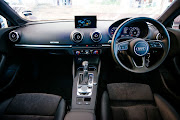 The interior of the Audi A3 2.0 TFSI S-tronic.