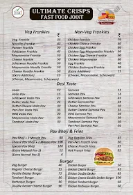 Ultimate Crisps Fast Food Joint menu 1