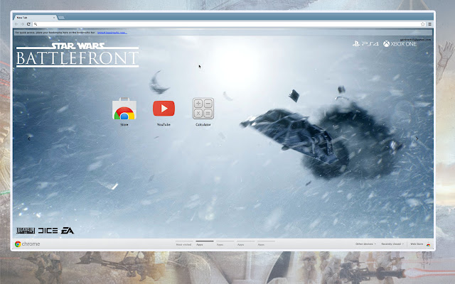 Star Wars: Battlefront chrome extension