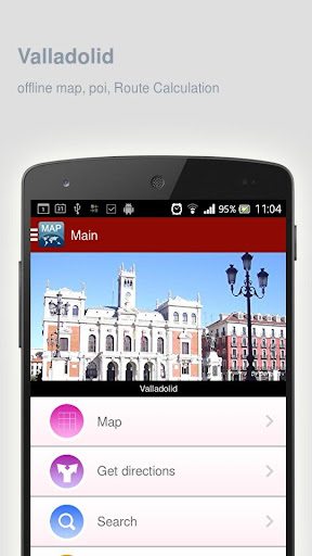 Valladolid Map offline