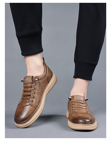 Title 24, Autumn Retro Soft Breathable Leather Flat Shoes...