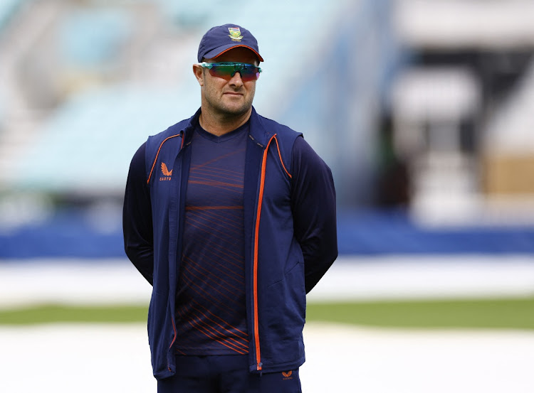 SA coach Mark Boucher during practice at The Oval in London, Britain, September 7 2022. Picture: ANDREW BOYERS/REUTERS