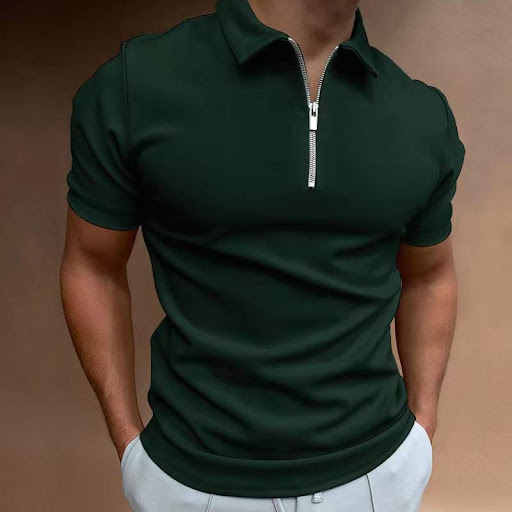 Title 3, New Mens Casual Short Sleeve Digital Print POL...