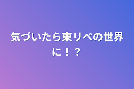 気づいたら東リべの世界に！？