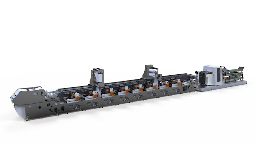 A compact configuration of the Edale FL5 folding carton production press will be on display on Canon's stand at drupa.