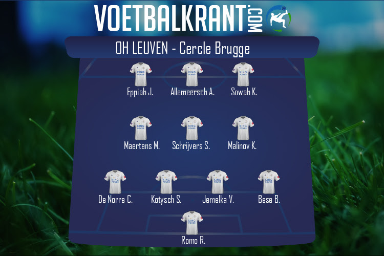 Opstelling OH Leuven | OH Leuven - Cercle Brugge (03/02/2021)