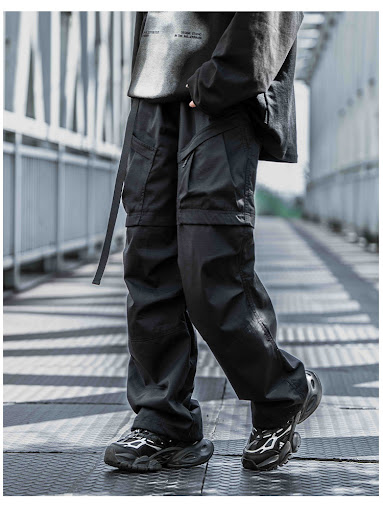 Title 10, Straight Cargo Pants Mens Multi-pocket Paratro...