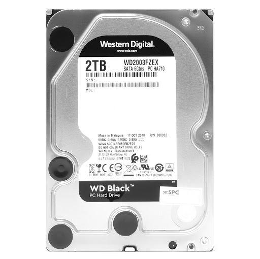 Ổ cứng HDD Western Digital Black 2TB 3.5" SATA 3 - WD2003FZEX